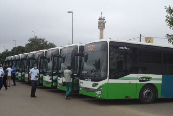 La ligne des bus de la SOTRA officiellement lancée à Grand-Bassam