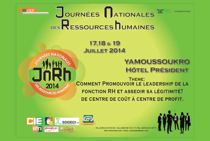 Journées Nationales des Ressources Humaines (JNRH 2014)