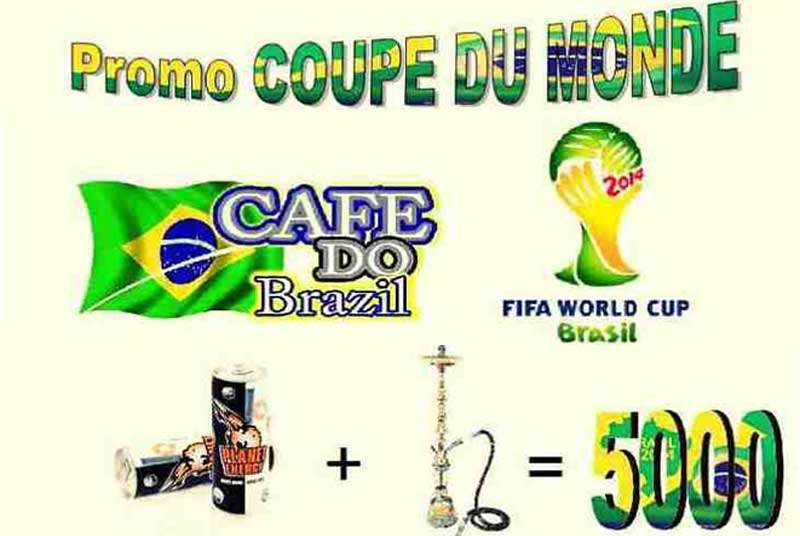 Le Café Do Brazil se met au aux couleurs du mondial