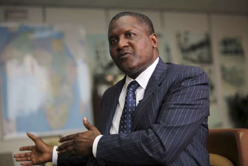 Le nigérian Aliko Dangote perd plus de 2000 milliards de FCFA suite à la chute du naira