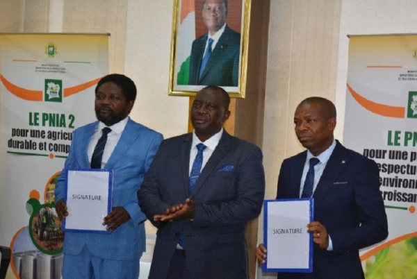Signature d’une convention pour la modernisation de l’agriculture ivoirienne
