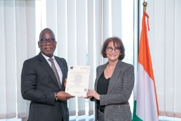 La certification ISO 9001 Version 2015 du Trésor ivoirien renouvelée