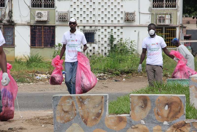 CCILCI : l’opération « zéro déchet de sachets plastiques » nettoie Cocody