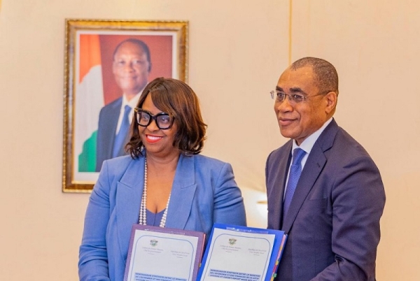 La Côte d’Ivoire et les Etats-Unis signent un mémorandum d’accord pour accroître leurs échanges commerciaux