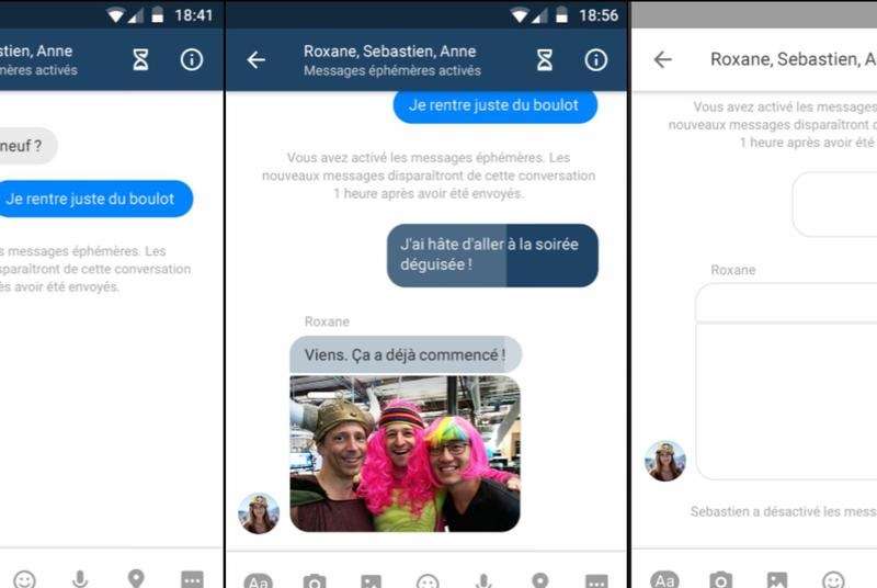 Facebook teste les messages éphémères en France