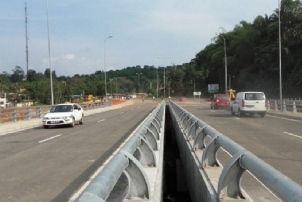 Le nouveau pont construit sur le fleuve Bia à Aboisso ouvert à la circulation