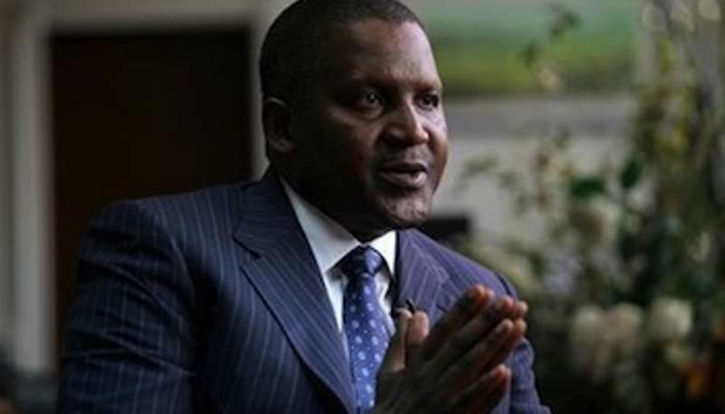 La fortune d'Aliko Dangote a crû de 4,2 milliards de dollars en 2013