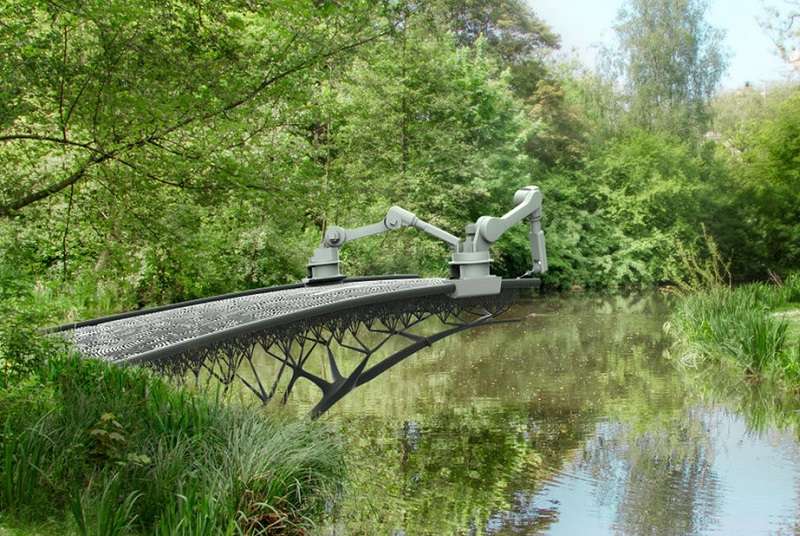 Un pont sera construit par une imprimante 3D à Amsterdam