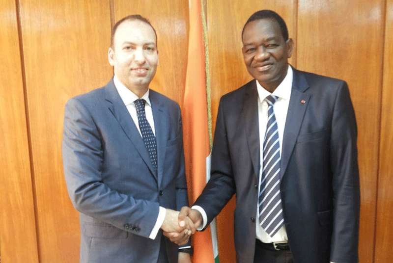 Le ministre Gaoussou Touré  reçoit, le chargé d’affaires de l’ambassade du Liban en Côte d’Ivoire