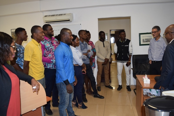 Côte d’Ivoire : Les étudiants membres de l’AIESEC Abidjan Sud en visite à la CCILCI