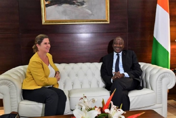Le Premier ministre reçoit la nouvelle directrice des opérations de la Banque mondiale pour la Côte d’Ivoire