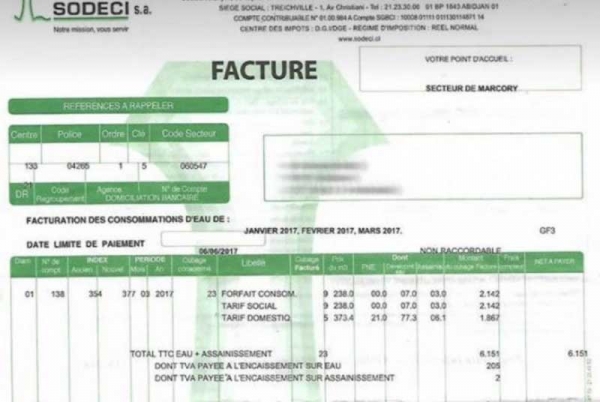 Paiement des factures d'eau tous les deux mois, des consommateurs dénoncent