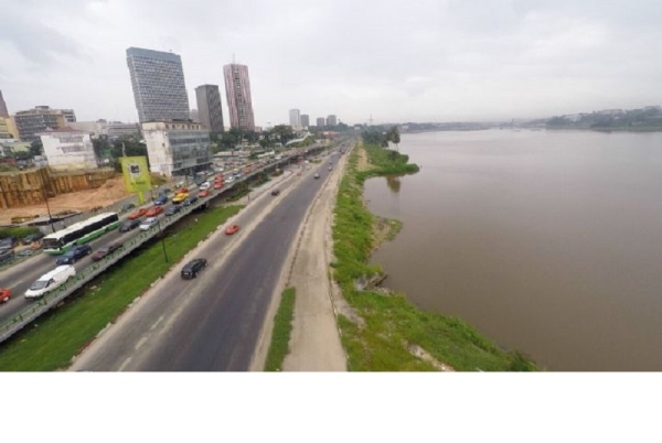 Le ministère ivoirien de l&#039;entretien routier annonce une fermeture temporaire du boulevard lagunaire pour des travaux