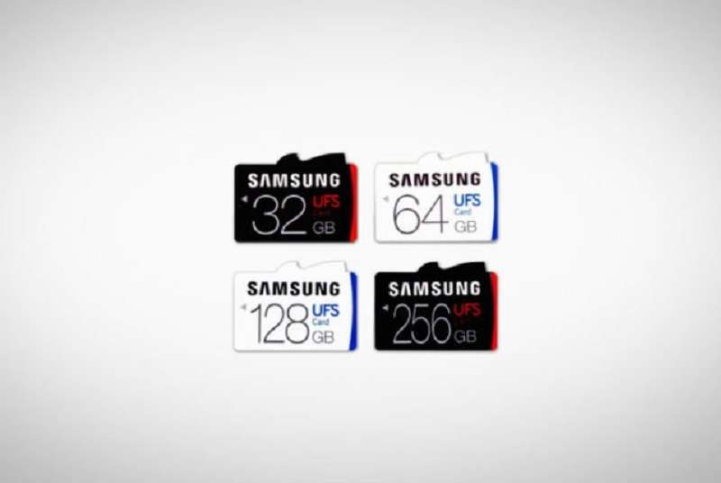 Samsung dévoile les premières cartes mémoire UFS, de 32 à 256 Go