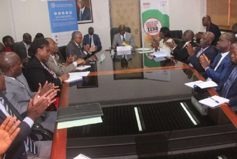 Signature d`une convention entre l’Etat de Côte d’Ivoire et la FAO pour la filière riz