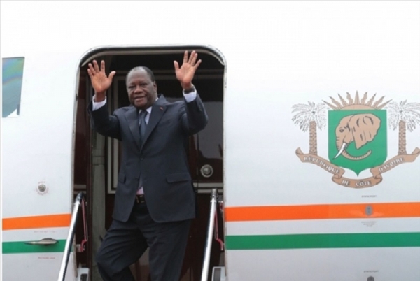 Le président Alassane Ouattara à Dakar pour l’investiture du président Macky Sall