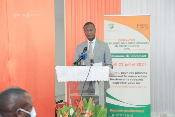 Lancement officiel de l’observatoire des plaintes foncières en Côte d’Ivoire