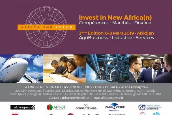 La 3ème édition du AFRICA SMB Forum prévue du 6 au 8 mars 2019 à Abidjan