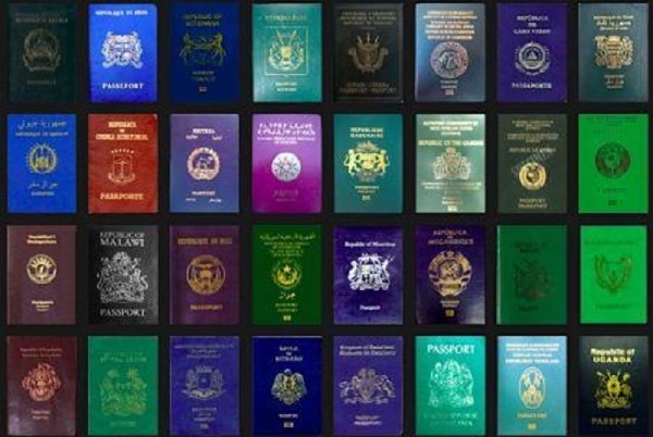 Classement des passeports africains selon le nombre de destinations sans visa préalable