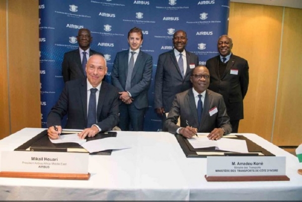 La Côte d’Ivoire signe un accord avec Airbus pour le développement d’une industrie aéronautique et spatiale