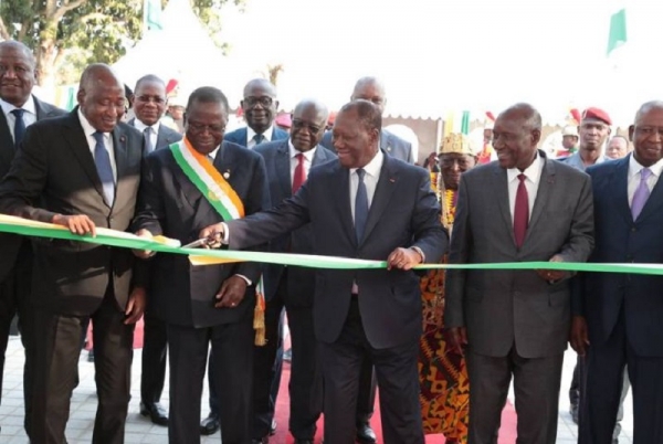Le président Alassane Ouattara a inauguré le siège du Sénat à Yamoussoukro