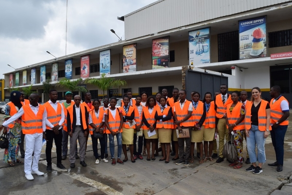 Côte d’Ivoire : Les étudiants de l’AIESEC visitent la SIPPEC   