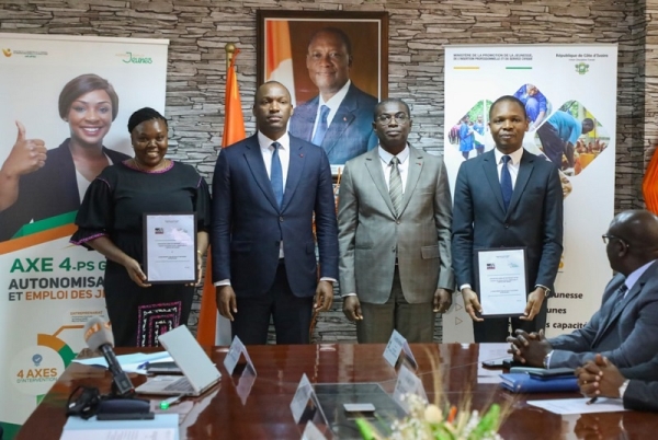 Une convention signée pour l’insertion professionnelle de 3 000 jeunes en Côte d’Ivoire