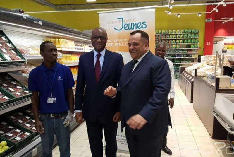Emploi des jeunes, Cfao Retail reçoit le  ministre Sidy Touré