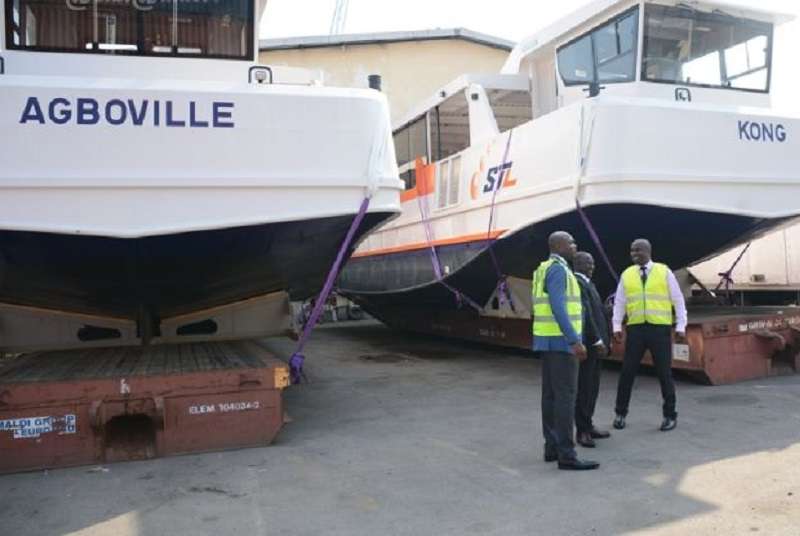 La Société de transport lagunaire réceptionne deux bateaux-bus pour le démarrage de ses activités