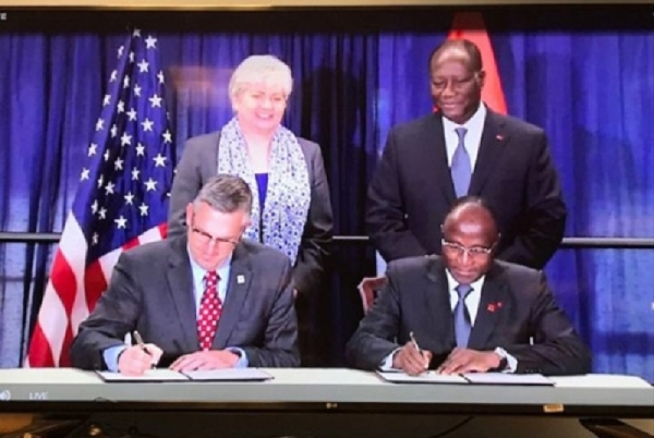 MCC : Les États-Unis et la Côte d’Ivoire signent un Compact de 524.7 millions de dollars